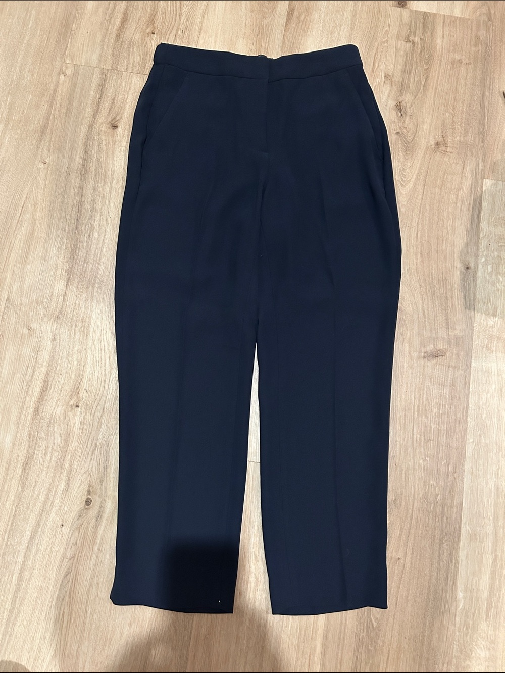 jcrew navy Cropped Dress Pants